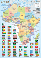 Afrikos politinis žemėlapis (A4)