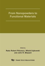 From Nanopowders to Functional Materials