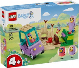 Bluey statybiniai blokeliai 11216 – močiutės su Bingo ir Bluey