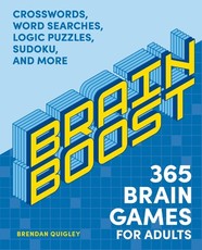 Brain Boost: 365+ Large-Print Brain Games for Adults