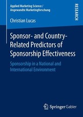 Sponsor- And Country-Related Predictors of Sponsorship Effectiveness