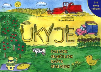 Ūkyje. Galvok, skaičiuok, rašyk, spalvink