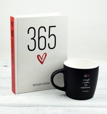 Rinkinys 365 PRIEŽASTYS MYLĖTI: ilgai laukta antroji Mantvydo Leknicko poezijos knyga, skirta tikintiems meile + puodelis „Mes gal ir atskiri, bet neišskiriami“