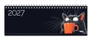 Kalendorius stalinis MEMO CARD black cat