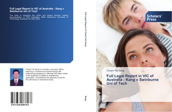 Full Legal Report in VIC of Australia : Kang v Swinburne Uni of Tech