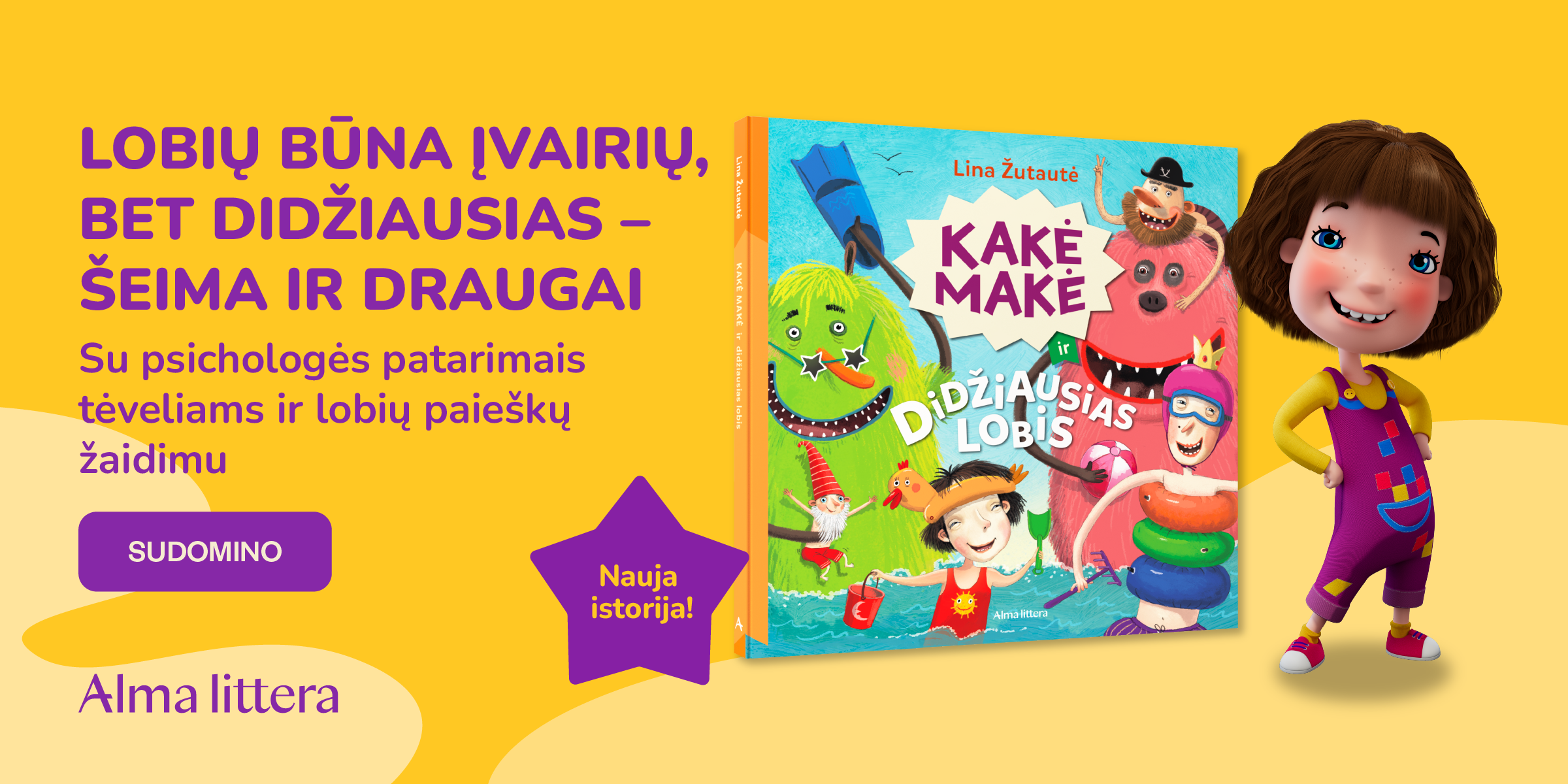 Kakė Makė ir didžiausias lobis