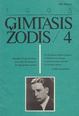 Gimtasis žodis 4