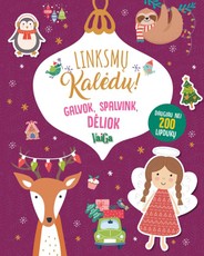 Linksmų Kalėdų! Galvok, spalvink, dėliok