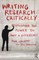 Writing Research Critically