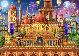 Brain Tree - Castle Festival 1000 Pieces Jigsaw Puzzle for Adults