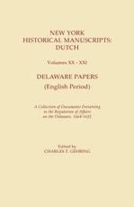 New York Historical Manuscripts