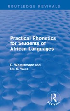 Westermann, D: Practical Phonetics for Students of African L