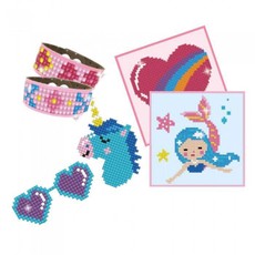 Kūrybinis mozaikų rinkinys GIRL VARIETY KIT 6 projects PINK
