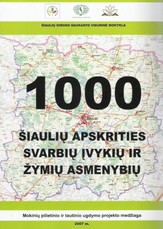 1000 Šiaulių apskrities svarbių įvykių ir žymių asmenybių