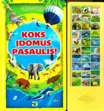 Koks įdomus pasaulis! Garsų knyga Koks įdomus pasaulis! Garsų knyga