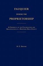 Fauquier During the Proprietorship [Virginia]