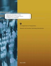 Research Activities of the Department of Transportation