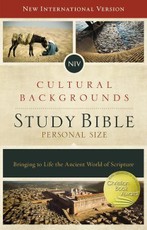 NIV, Cultural Backgrounds Study Bible, Personal Size, Hardcover, Red Letter Edition: Bringing to Life the Ancient World of Scripture