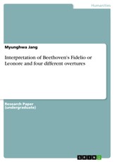 Jang, M: Interpretation of Beethoven's Fidelio or Leonore an