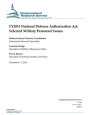 FY2015 National Defense Authorization Act