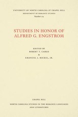 Studies in Honor of Alfred G. Engstrom