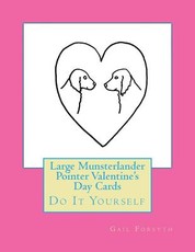 Large Munsterlander Pointer Valentine's Day Cards