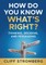 How Do You Know What's Right?