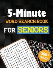 5-Minute Word Search Book for Senior