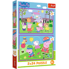 TREFL PEPPA PIG Dėlionių rinkinys „Pepė“, 2 x 24 det.
