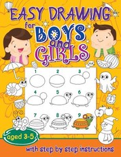 Easy drawing for boys and girls aged 3-5