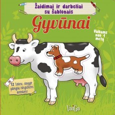 Žaidimai ir darbeliai su šablonais. Gyvūnai