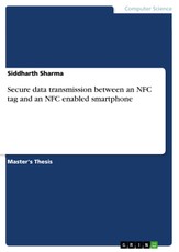 Secure data transmission between an NFC tag and an NFC enabled smartphone