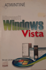 Atmintinė. Microsoft Windows Vista