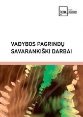 Vadybos pagrindų savarankiški darbai