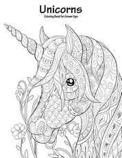 Unicorns Coloring Book for Grown-Ups 1