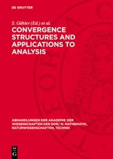 Convergence Structures and Applications to Analysis