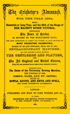 Wisden Cricketers' Almanack 1864