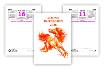 Stalinis kalendorius 2026m.