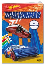 Hot Wheels. Spalvinimas su lipdukais