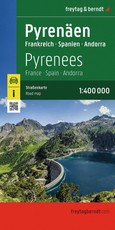 freytag & berndt Straßenkarte Pyrenäen, Frankreich - Spanien - Andorra 1:400.000