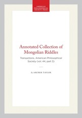 Annotated Collection of Mongolian Riddles