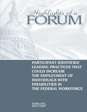 Participant-identified leading practices that could increase the employment of individuals with disabilities in the federal workforce~.