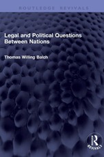 Legal and Political Questions Between Nations