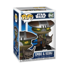 FUNKO POP! Vinilinė figūrėlė: Star Wars: Mandalorian & Grogu - Buddy Embo & Keibu