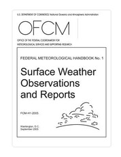 Surface Weather Observations and Reports