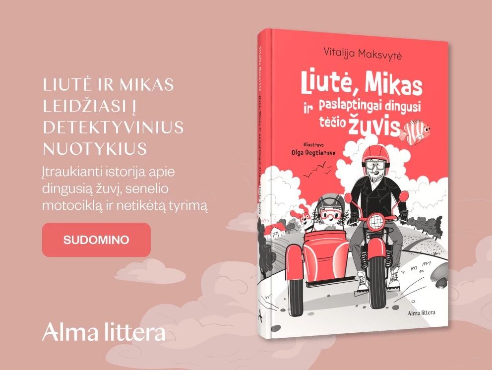 Liutė, Mikas ir paslaptingai dingusi tėčio žuvis