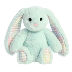 AURORA Pliušinis žydras zuikis, 18 cm