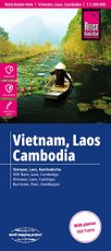 Reise Know-How Landkarte Vietnam, Laos, Kambodscha | Vietnam, Laos, Cambodia (1:1.200.000)