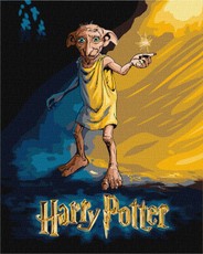 Tapyba pagal skaičius: „HARIS POTERIS“ Dobby plakatas Warner Bros 40x50 dėžutėje