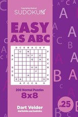 Sudoku Easy as ABC - 200 Normal Puzzles 8x8 (Volume 25)